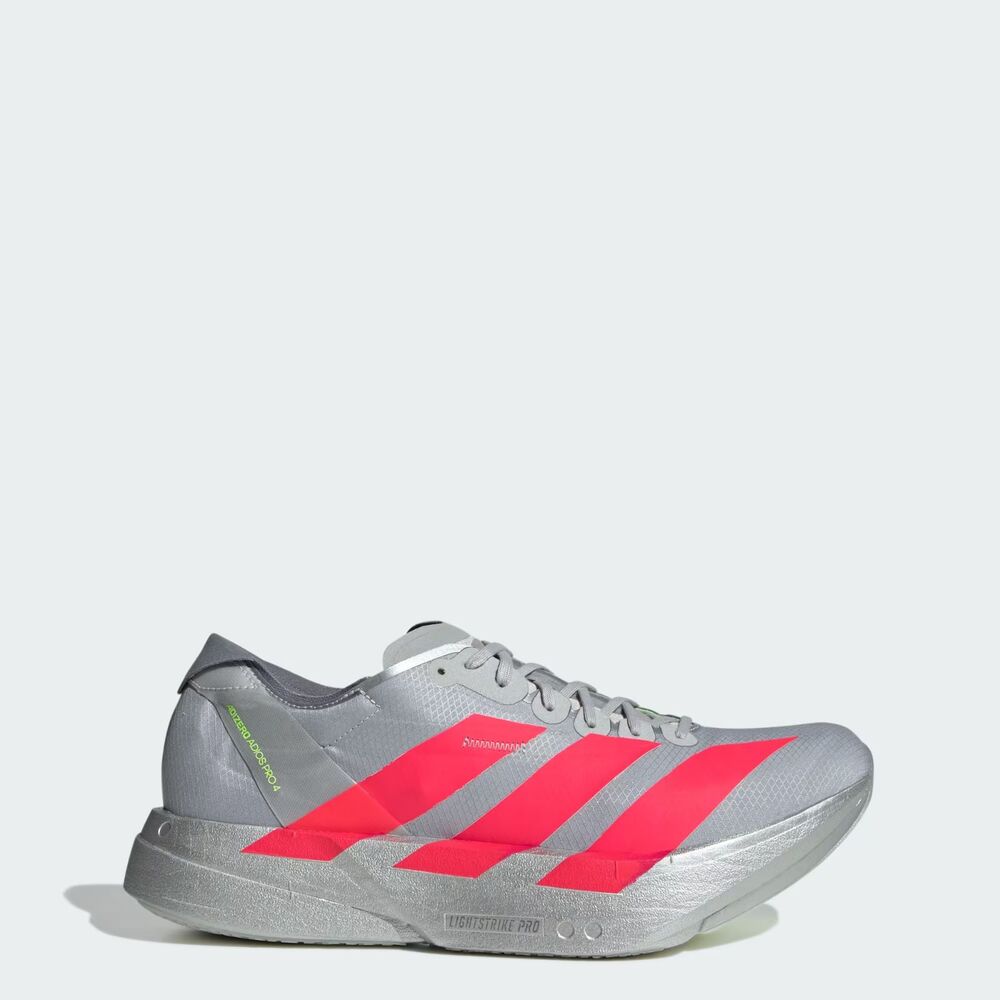 7.5M/8.5W -‎ [NEW] Men's Adidas Adizero Adios Pro 4 Shoes Silver Metallic JR6372